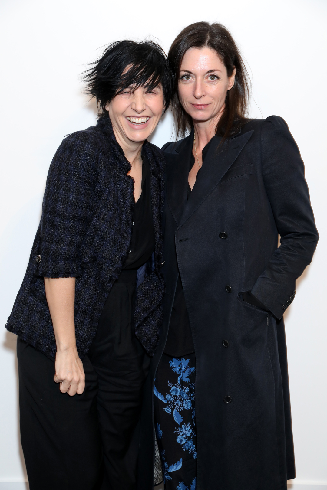 Sharleen Spiteri and Mary McCartney at Sotheby's last night