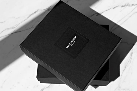 The new logo for Saint Laurent Paris