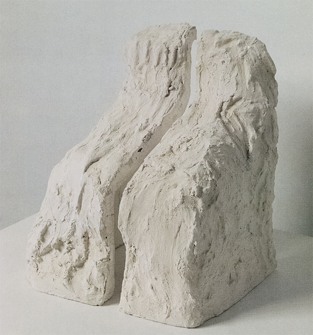 Bruce Nauman - Mold for a Modernized Slant Step (1966)