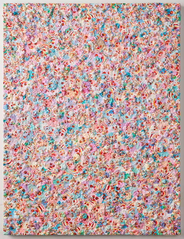 Spring Poppy Fields No.34, 2014” oil on linen - Zhang Huan