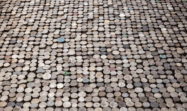 Stools (2014) by Ai Weiwei, courtesy of Martin-Gropius-Bau, Berlin