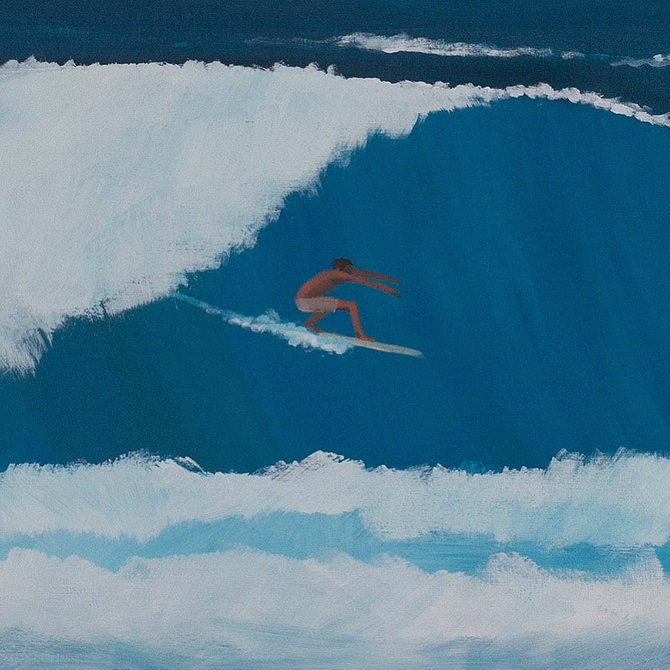 One of Jean Jullien's recent surfing images