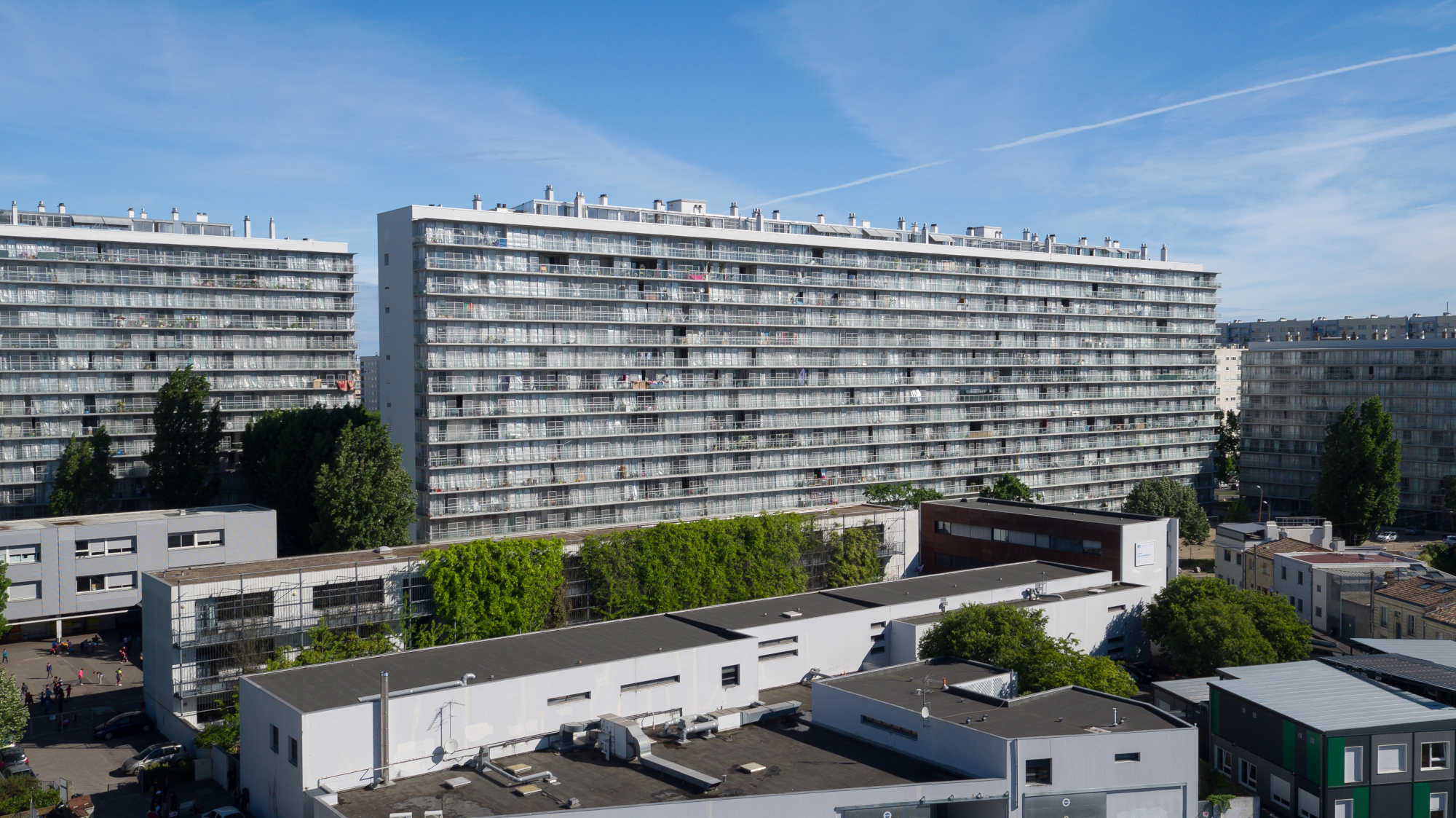 Transformation of G, H, I Buildings, Grand Parc, 530 Units, Social Housing (with Frédéric Druot and Christophe Hutin), photo courtesy of Philippe Ruault and the Pritzker Prize