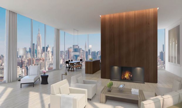 An interior rendering for 215 Chrystie