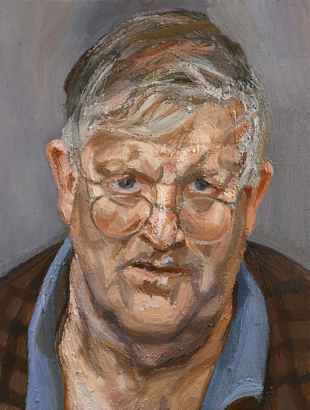 David Hockney (2002) by Lucian Freud