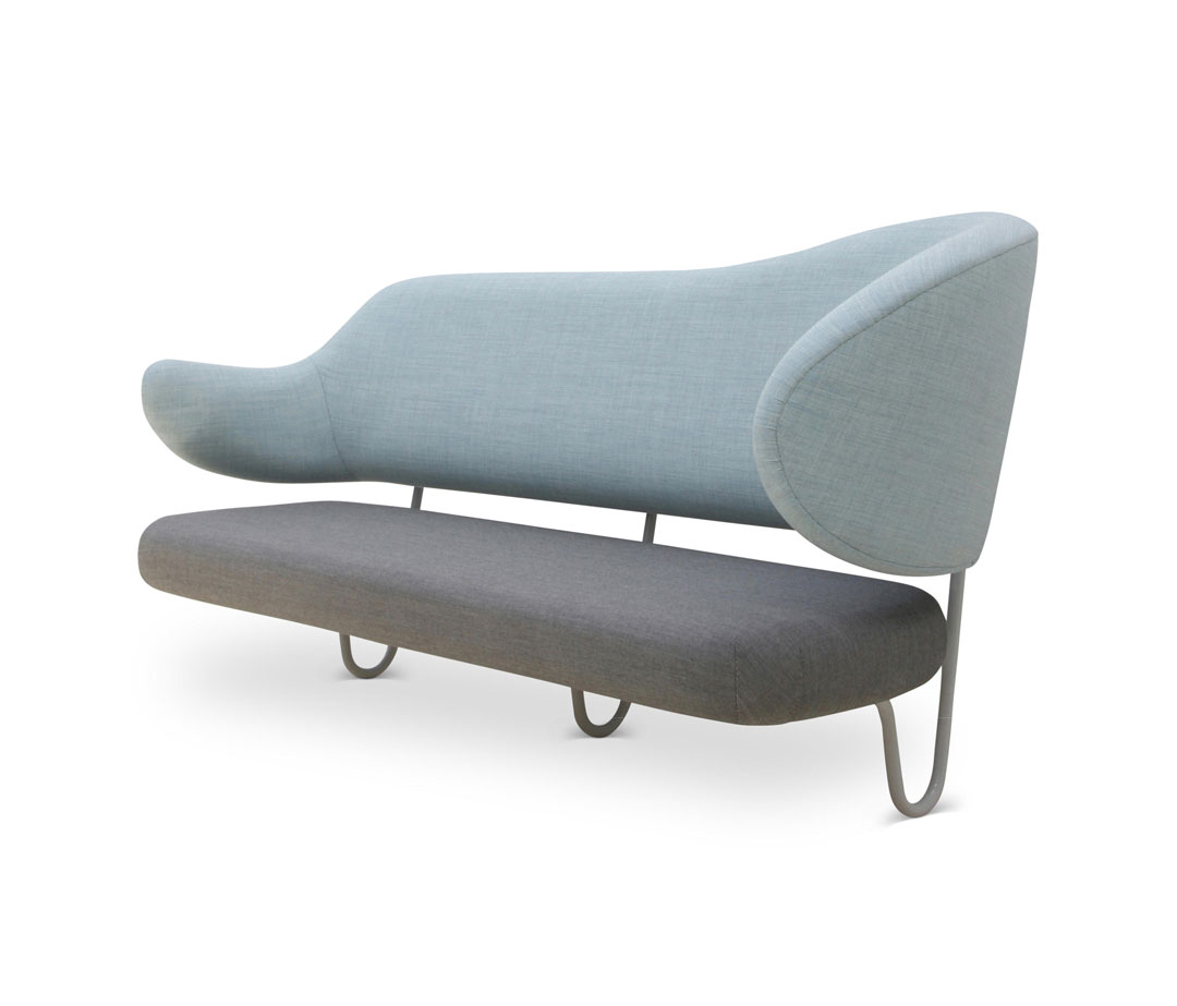 Wall Sofa, 1950, by Finn Juhl. Manufactured by House of Finn Juhl since 2007