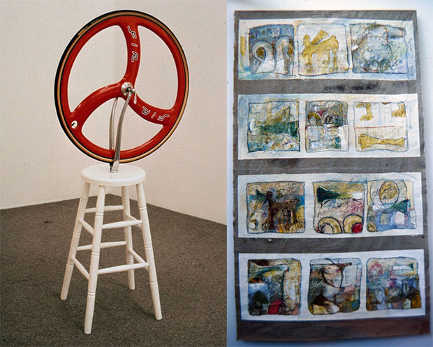 From left: Gillian Wearing and Tacita Dean's work from their degree shows. Images courtesy of the artists