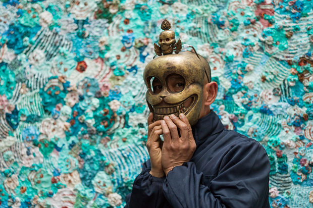 Zhang Huan photographed at Pace London April 24